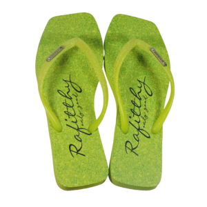 Chinelo verde rafitthy conforto